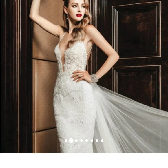 Berta | Dresses | Berta Bridal Wedding Gown | Poshmark